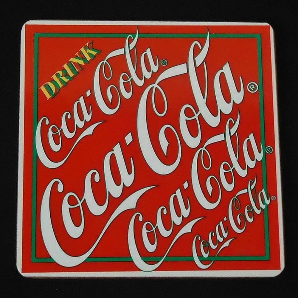 VINTAGE 1950'S THEMED COCA COLA COASTER SET NIB - Picture 3 of 6